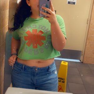 Red Hot Chili Peppers crop top